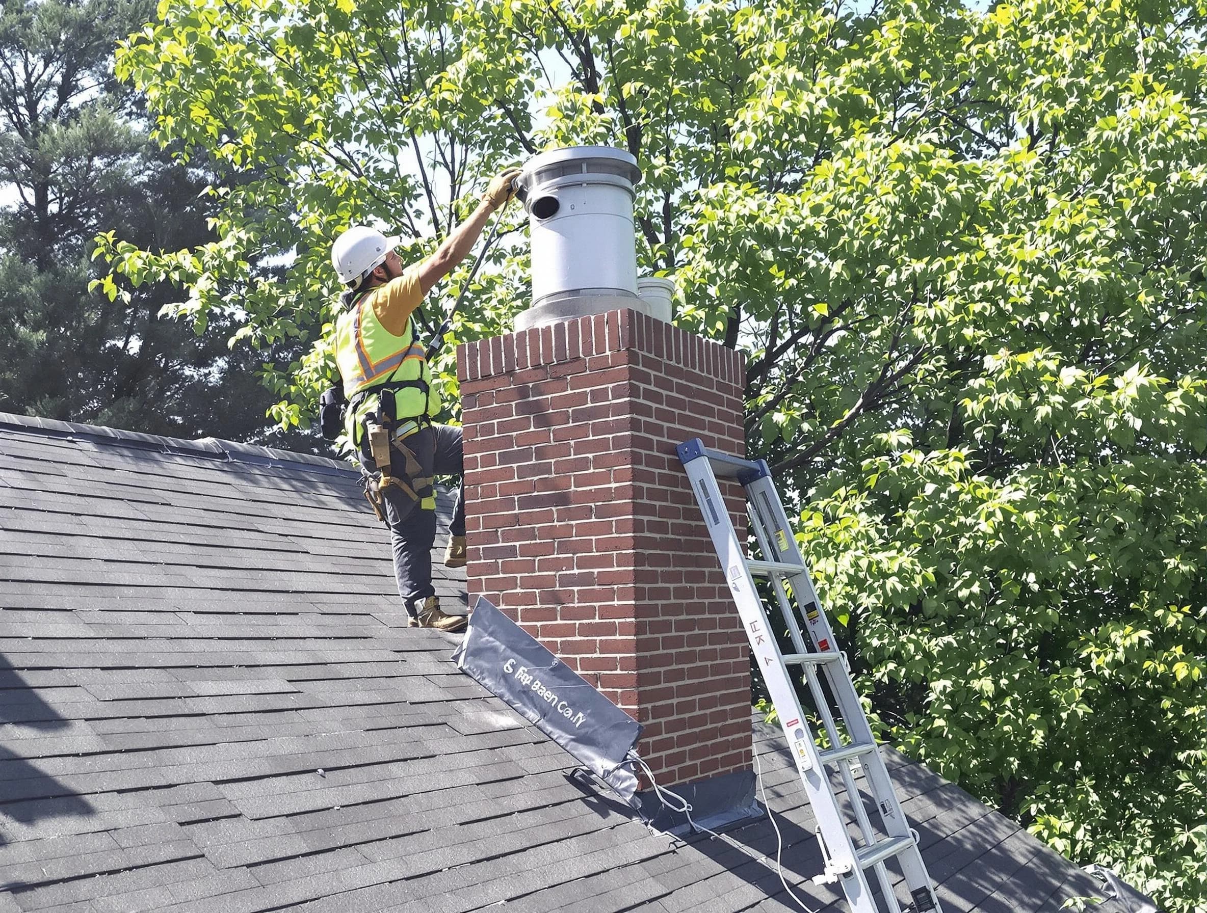 Chimney liner inspection by Warrior Chimney Sweep in Warrior, AL