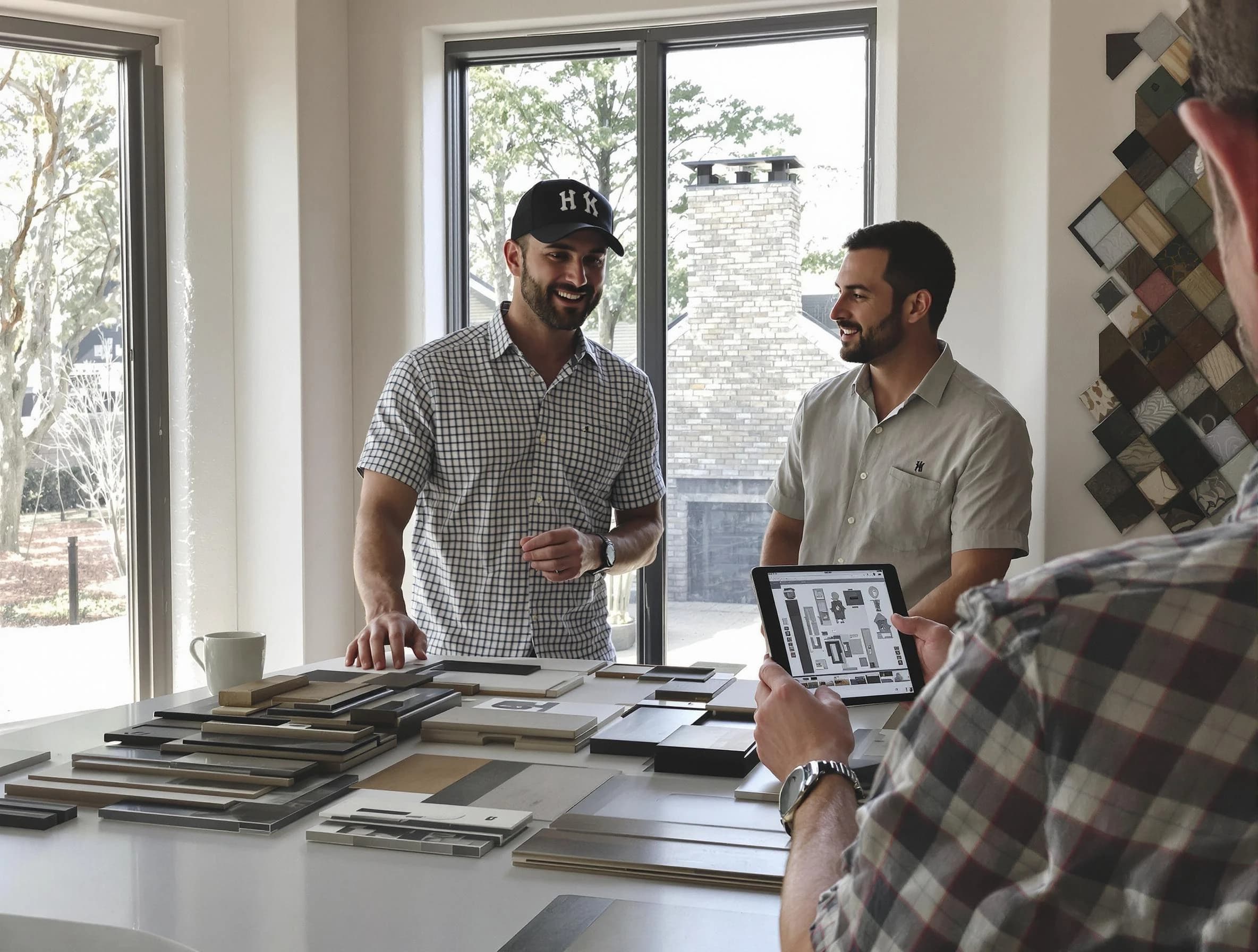 Warrior Chimney Sweep remodeling a chimney and fireplace in Warrior, AL