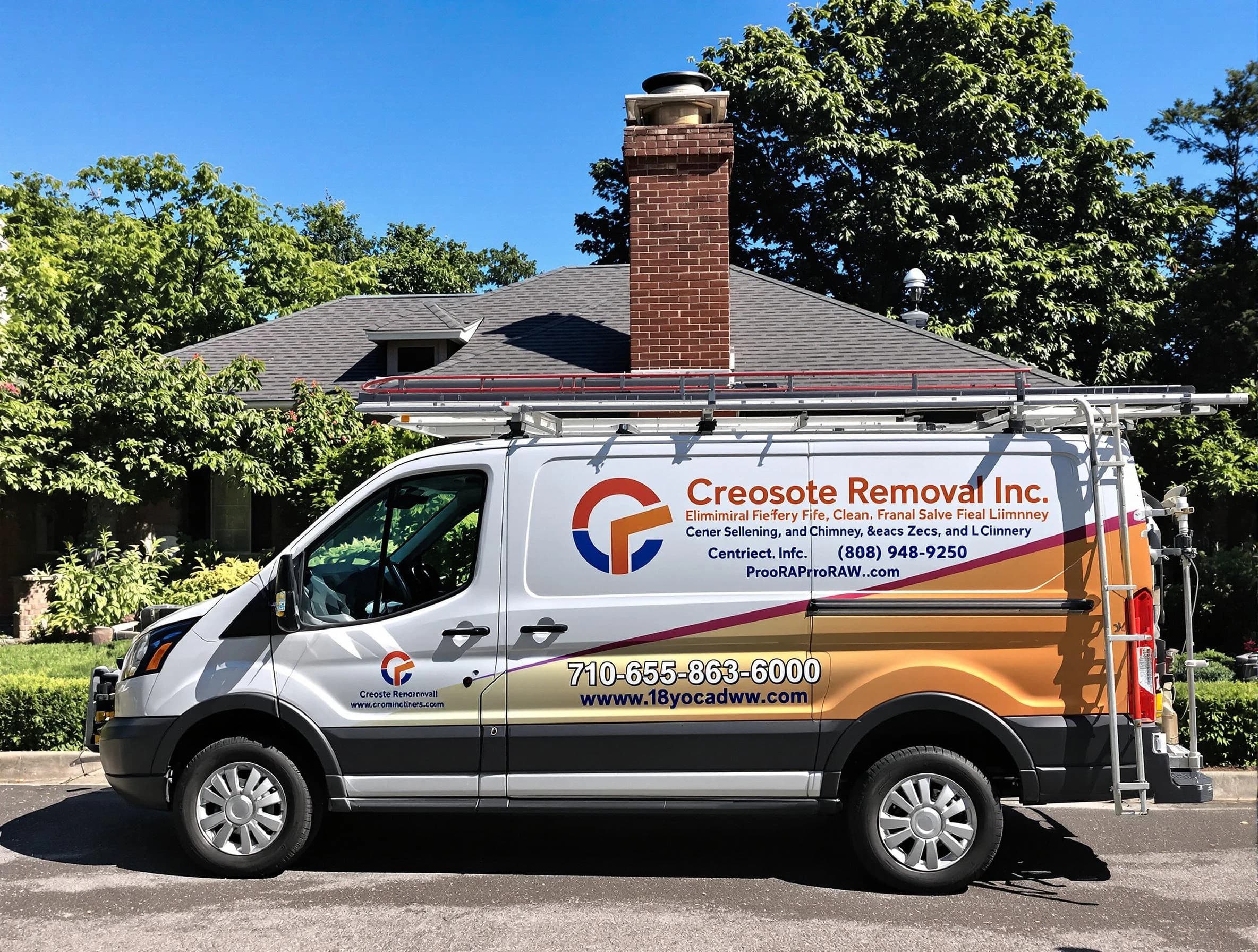 Warrior Chimney Sweep technician removing creosote safely in Warrior, AL