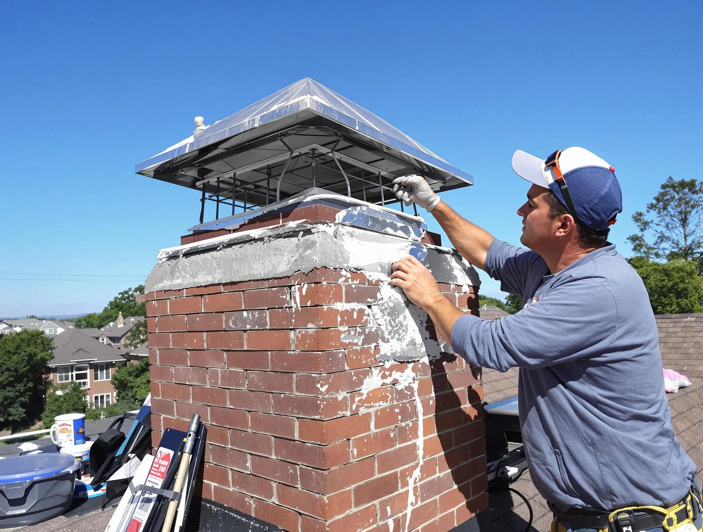 Chimney Crown Services service in Warrior, AL