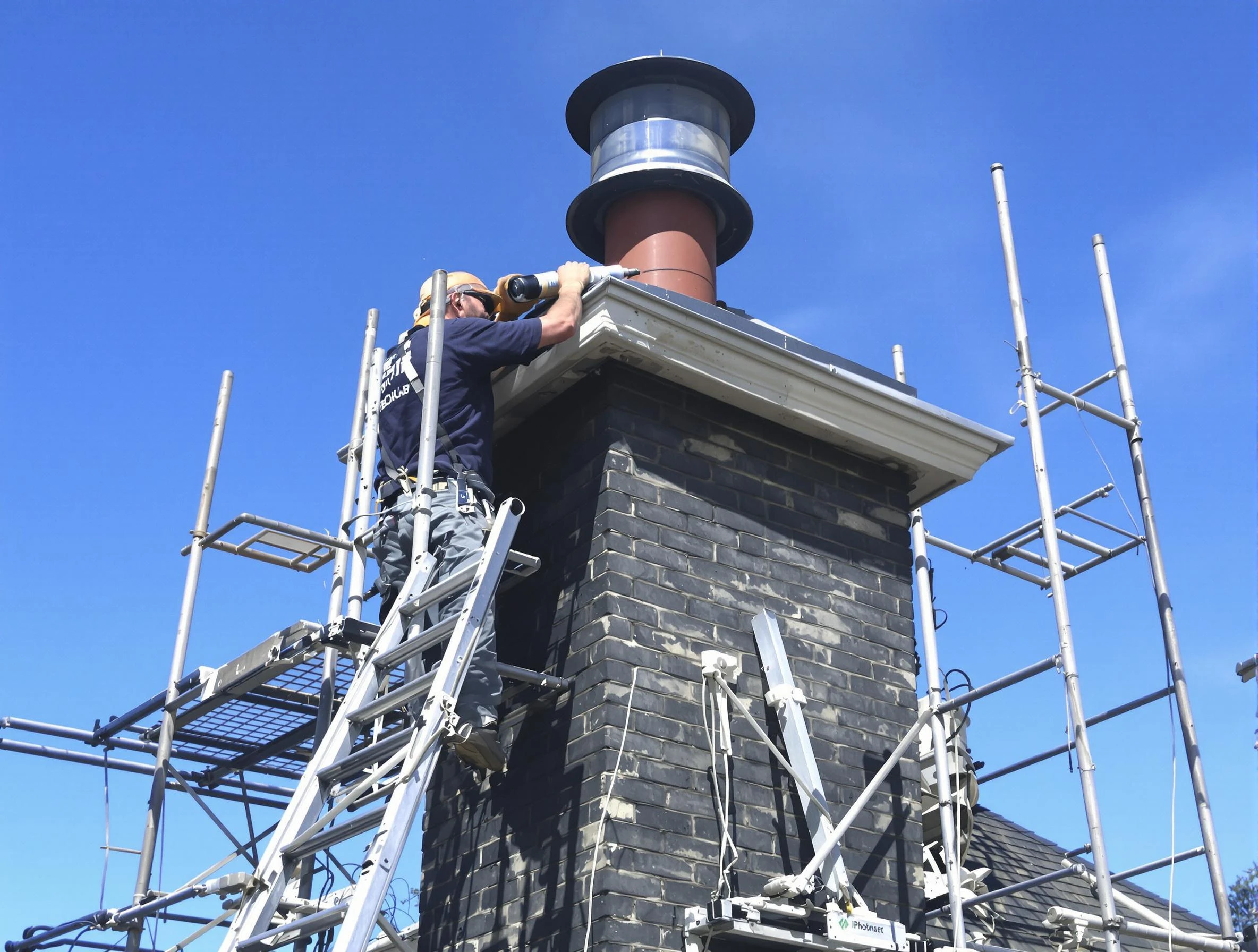 Sturdy chimney crown finished by Warrior Chimney Sweep in Warrior, AL