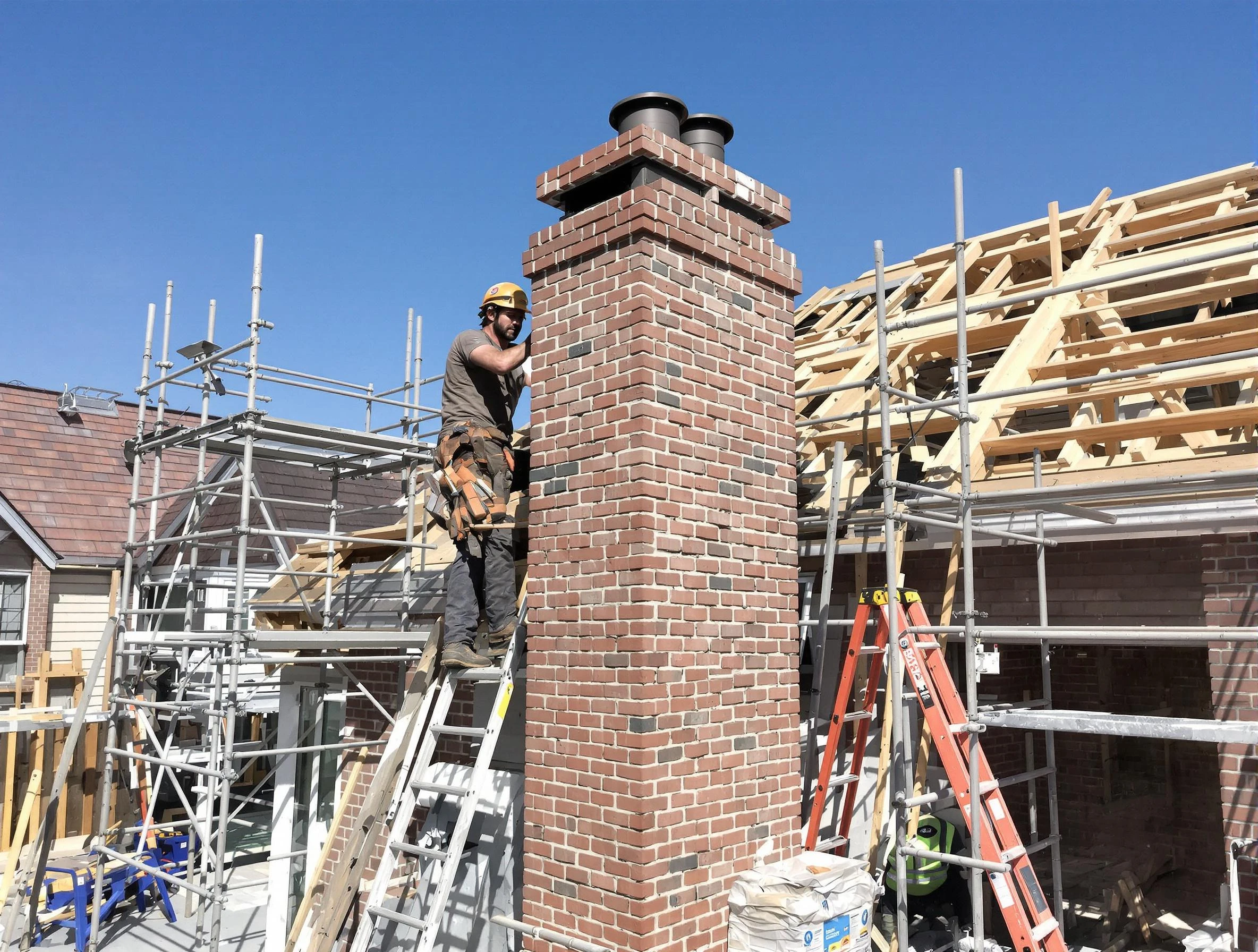 New chimney installation completed by Warrior Chimney Sweep in Warrior, AL